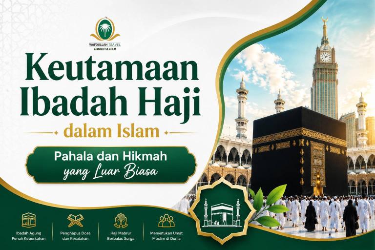 Keutamaan Ibadah Haji dalam Islam, Pahala dan Hikmah yang Luar Biasa