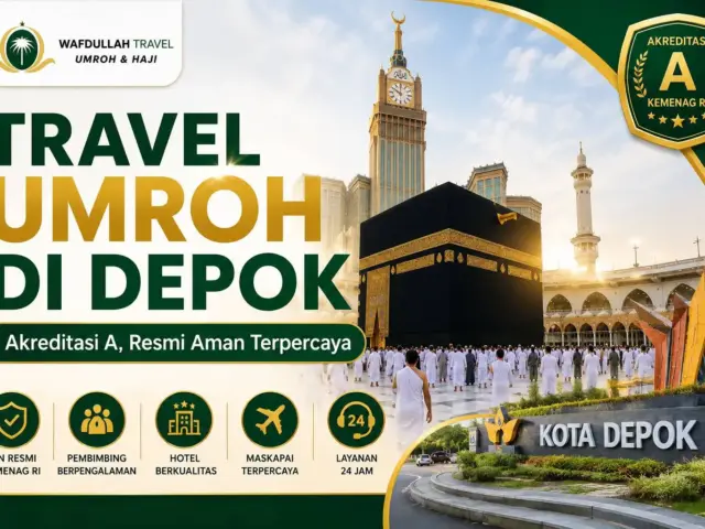 Travel Umroh di Depok: Akreditasi A, Resmi Aman Terpercaya