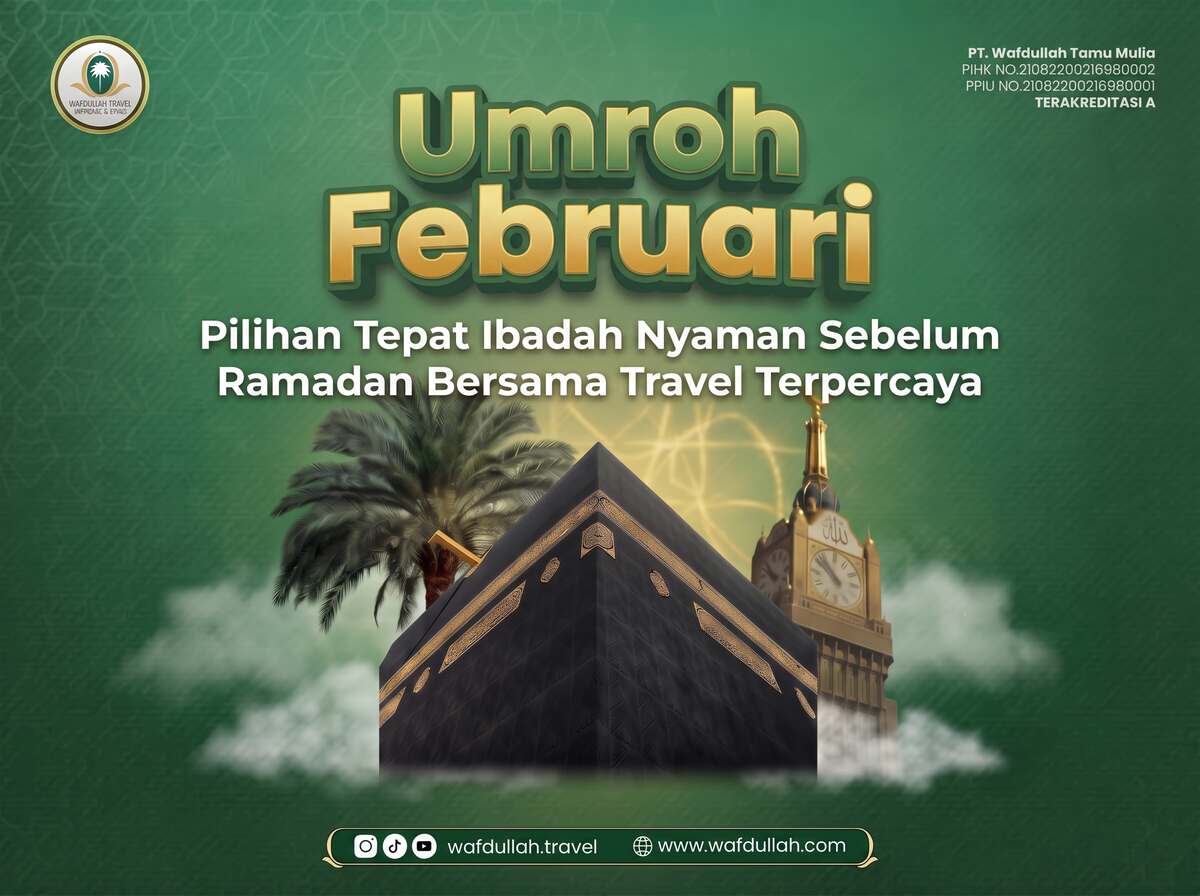 umroh februari wafdullah travel