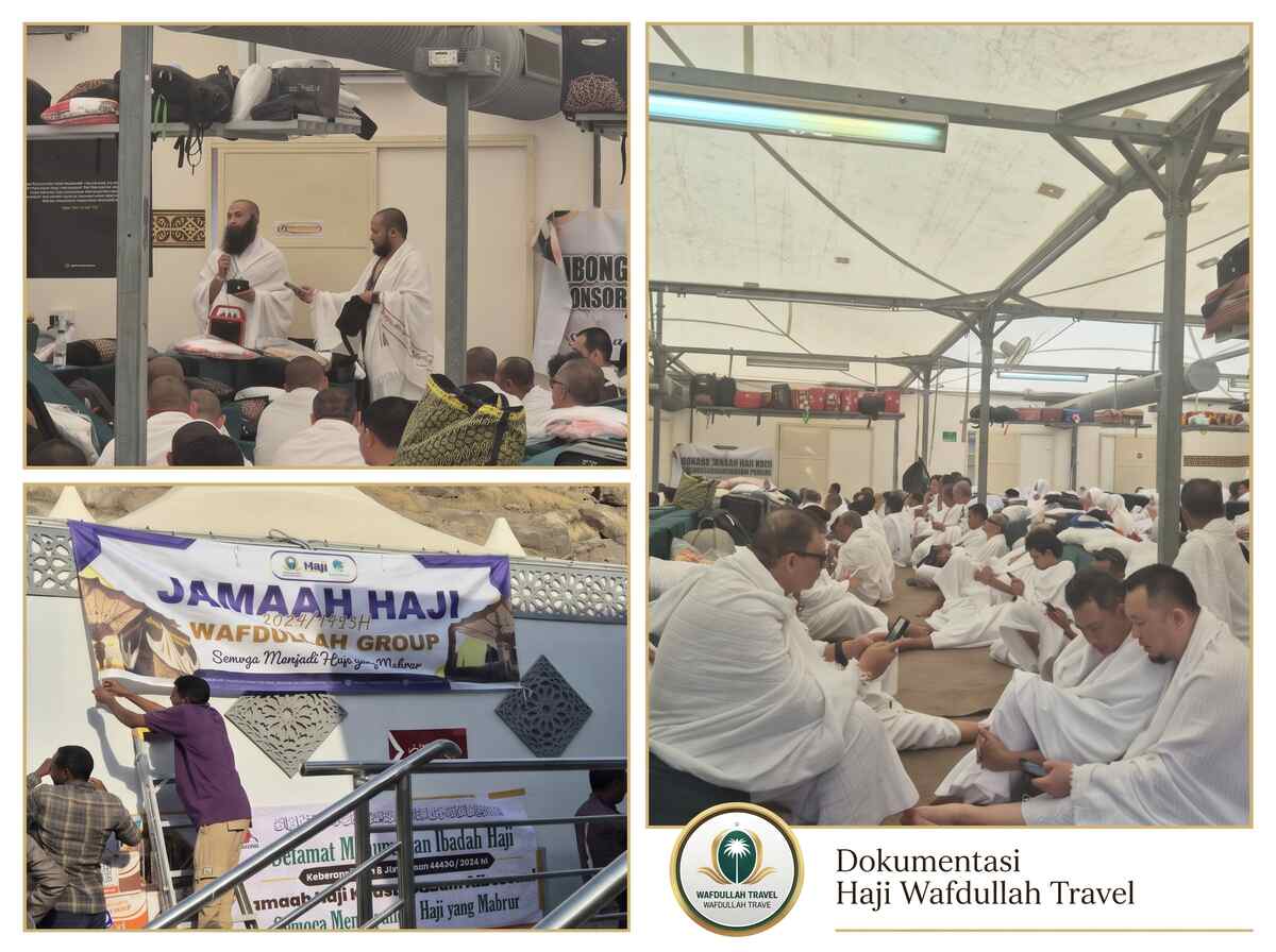 Jamaah Haji Wafdullah Travel di Mina